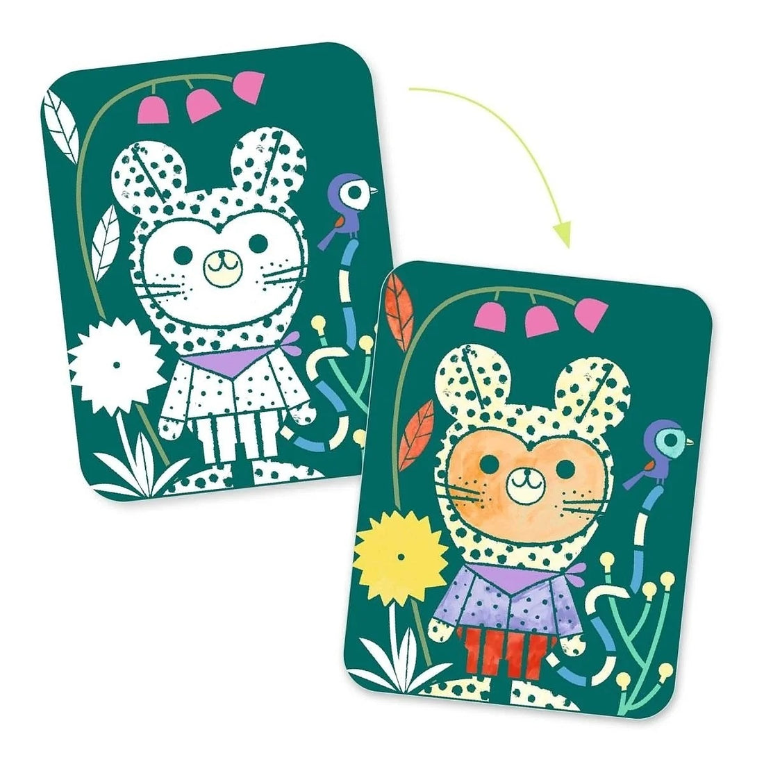 Dressed-Up Animals Magic Reveal Paint