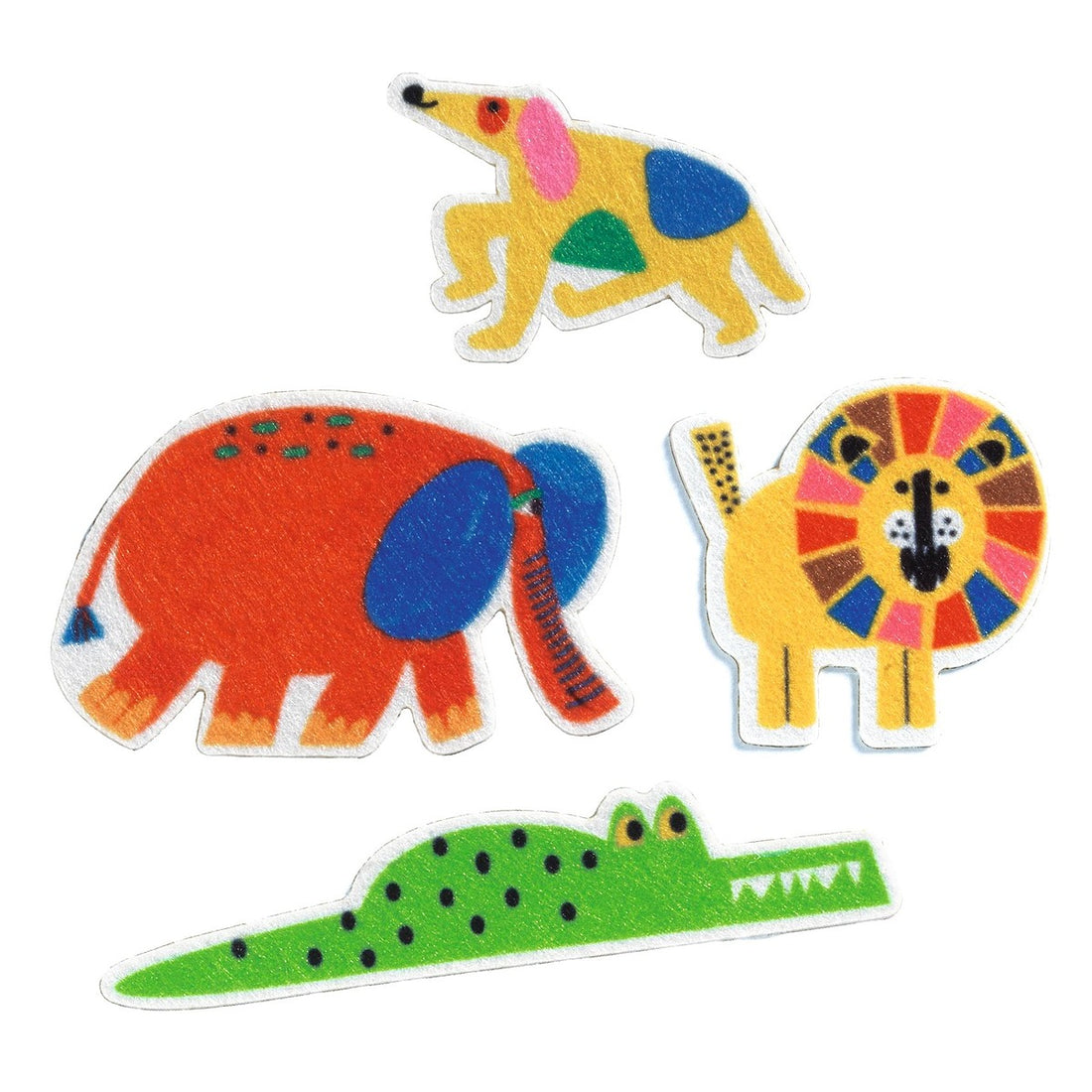 60 Felt Stickers: Animals Everywhere