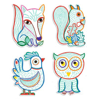 Forest Friends Colouring Set