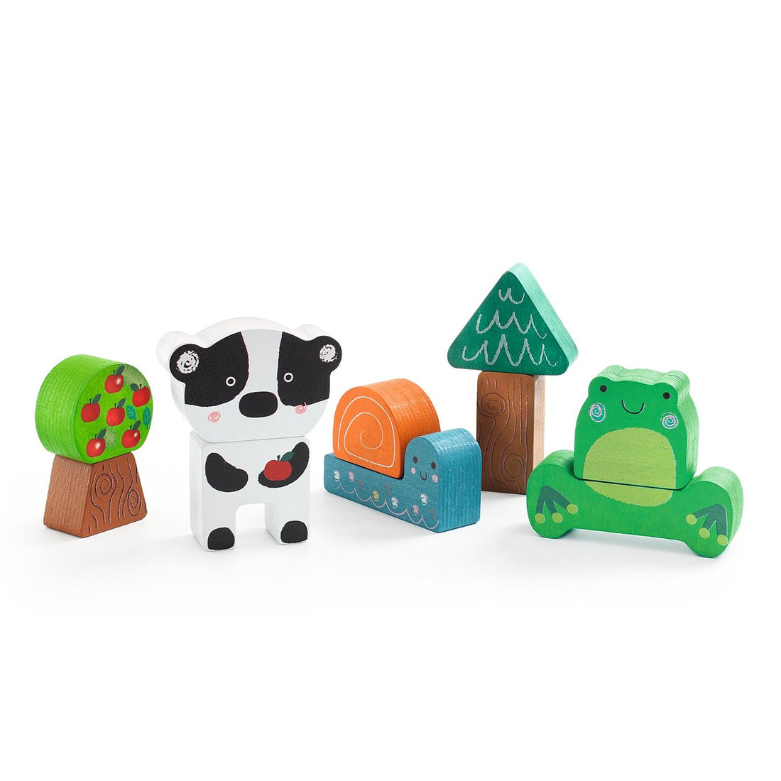 Puzz & Match Happy Wooden Puzzle & Matching Game