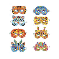 Do It Yourself - Jungle Animals Mosaic Masks