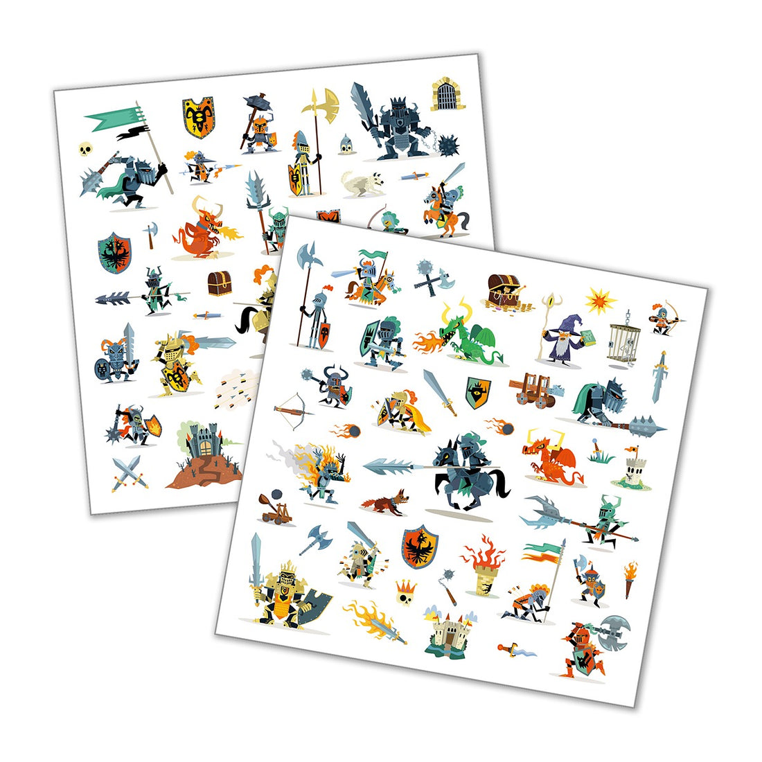 Knights Metallic Stickers