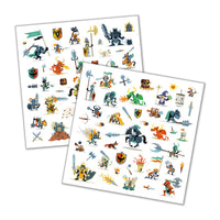 Knights Metallic Stickers
