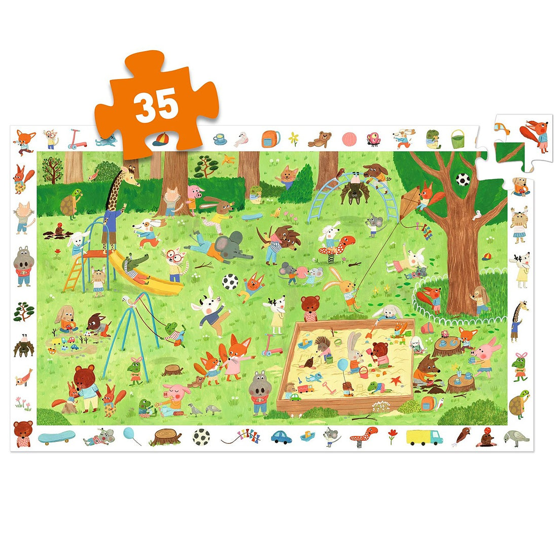Little Friends' Garden Observation Puzzle