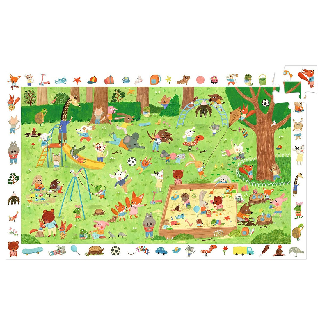 Little Friends' Garden Observation Puzzle