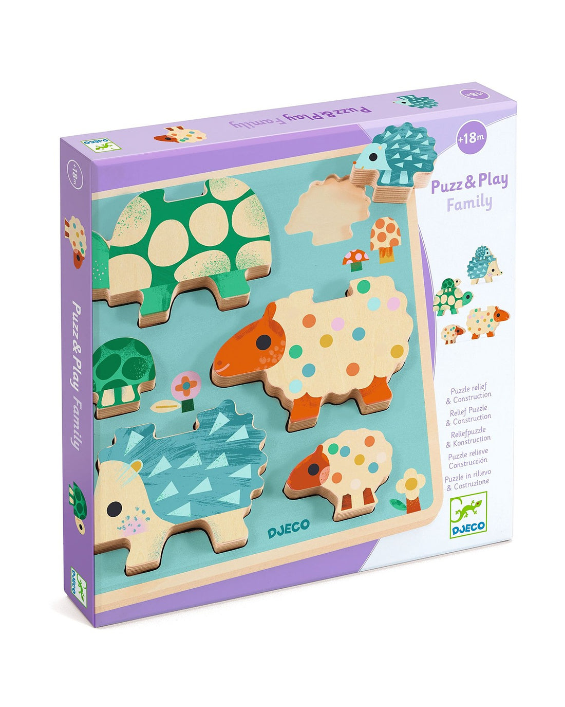 Puzz & Play Family Wooden Puzzle