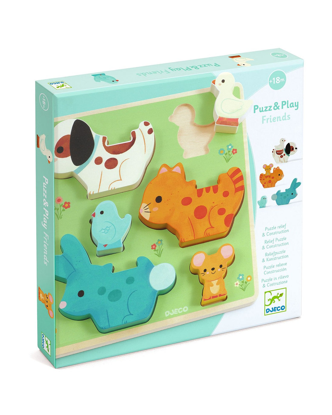 Puzz & Play Friends Wooden Puzzle