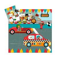 Silhouette Puzzle - Racing Car
