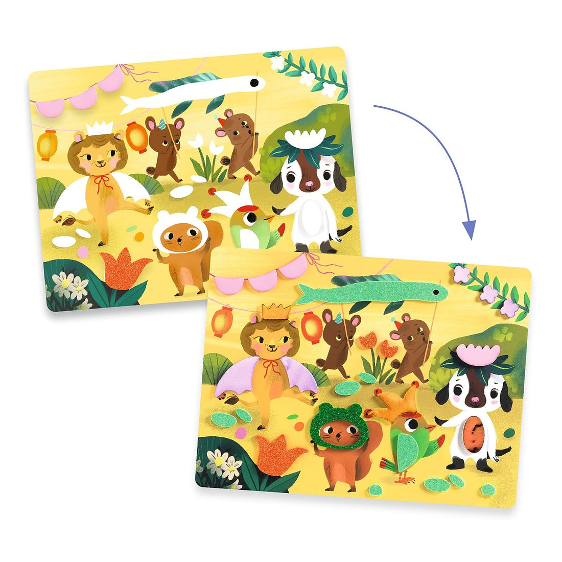 Sparkling Parties Foam Collage