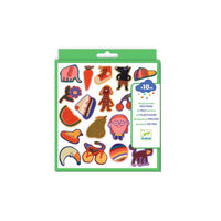 60 Felt Stickers: The Silly Ones! - Parkette.