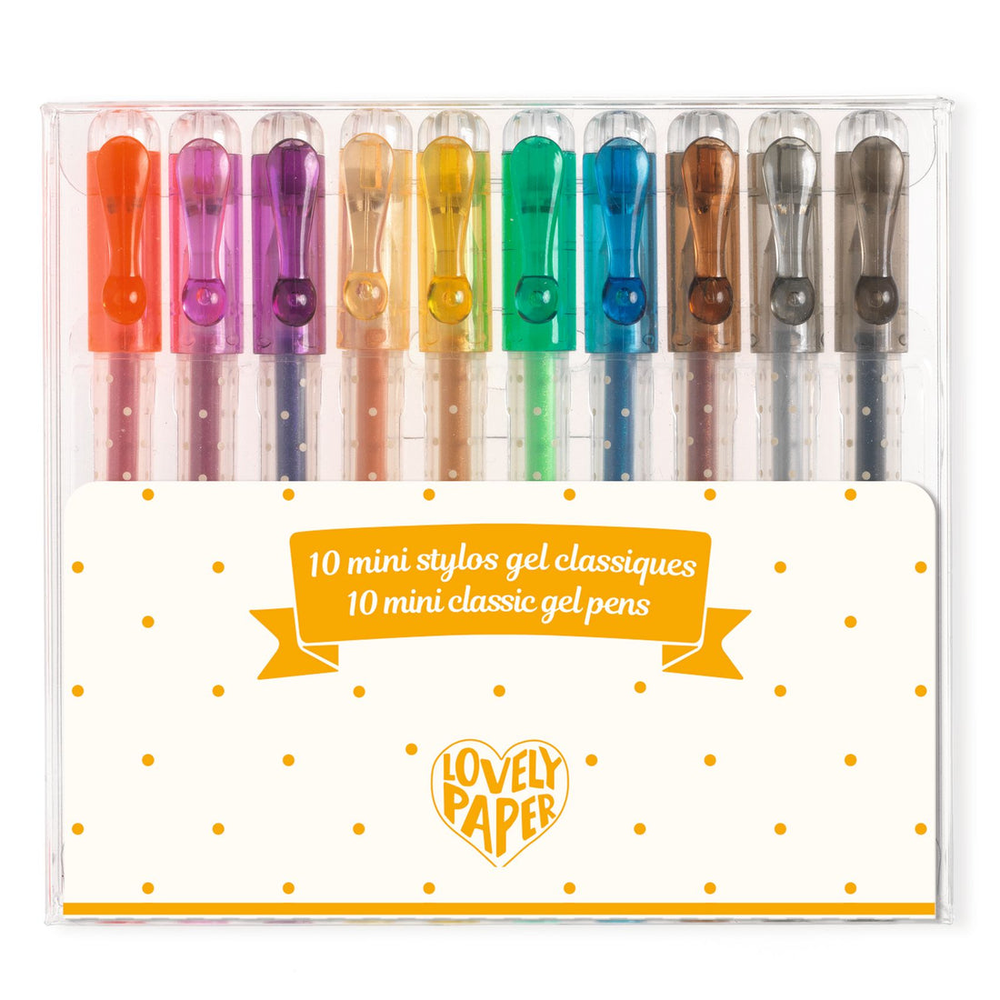 10 Mini Gel Pens - Classic - Parkette.