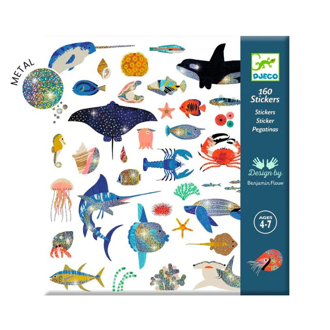 Ocean Metallic Stickers - Parkette.