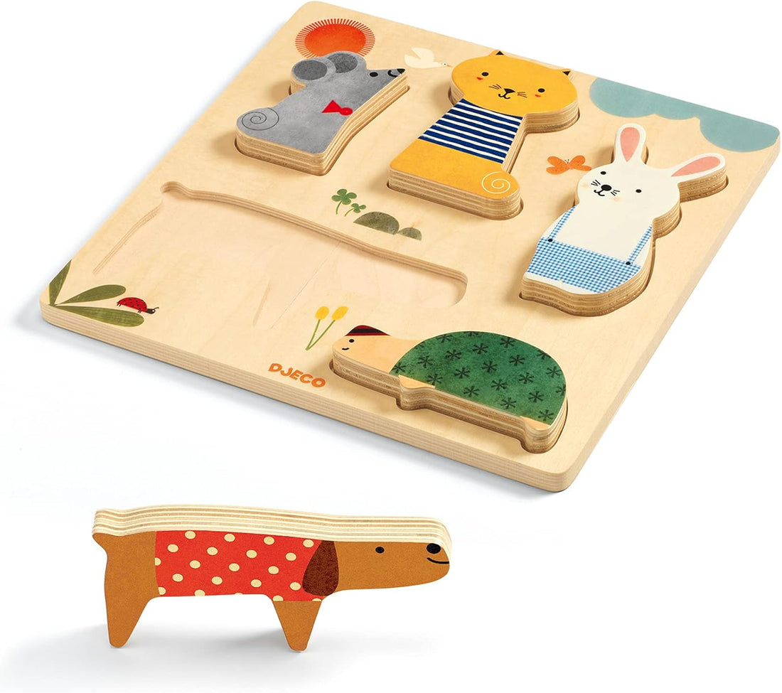 Woodypets Wooden Puzzle - Parkette.