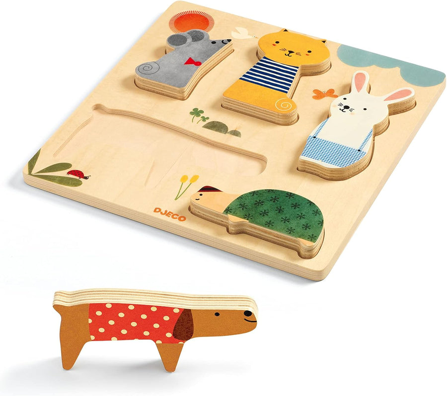 Woodypets Wooden Puzzle - Parkette.