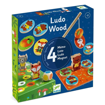 Ludo Wood - 4 Game Set - Parkette.