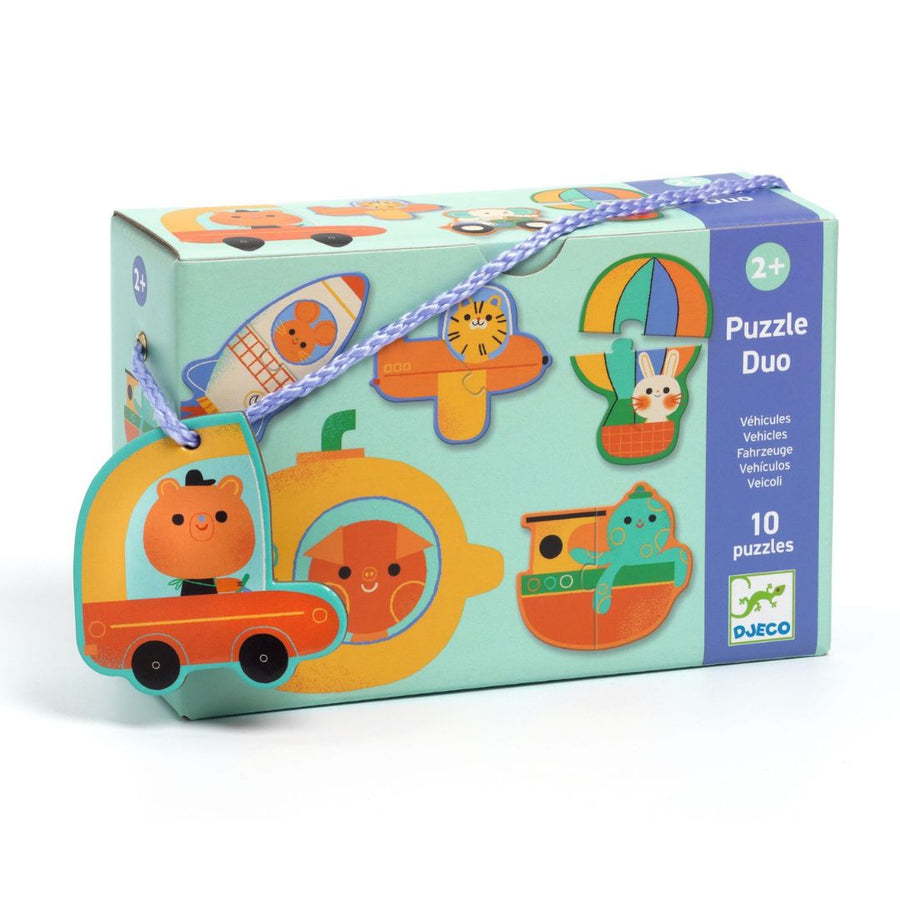 Vehicles Puzzle Duo - Parkette.