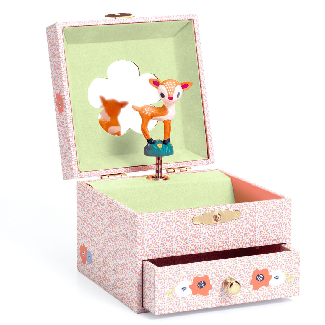 Wood Fawn Music Box - Parkette.