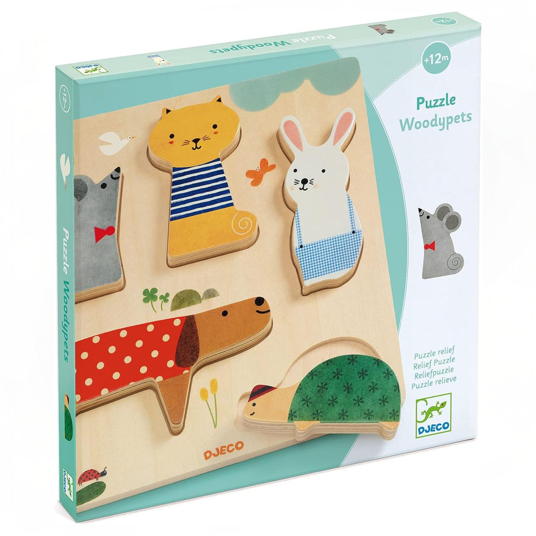 Woodypets Wooden Puzzle - Parkette.