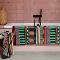 Multi Stripe Bath Towel
