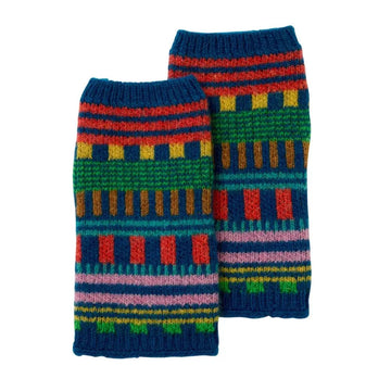 Multistripe Wristwarmers - Parkette.