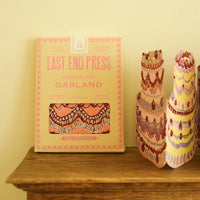 Birthday Cake Concertina Garland