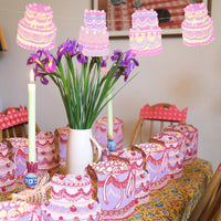 Birthday Cake Concertina Garland