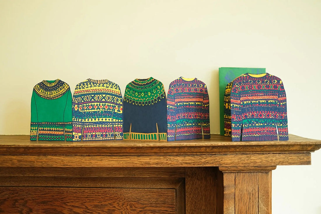 Festive Sweater Concertina Card
