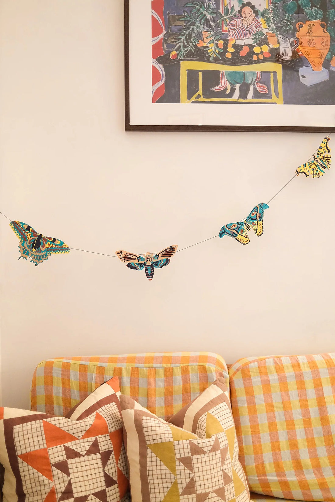 Moths Sewn Garland