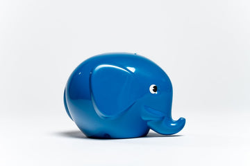 Elephant Money Box - Mid Blue