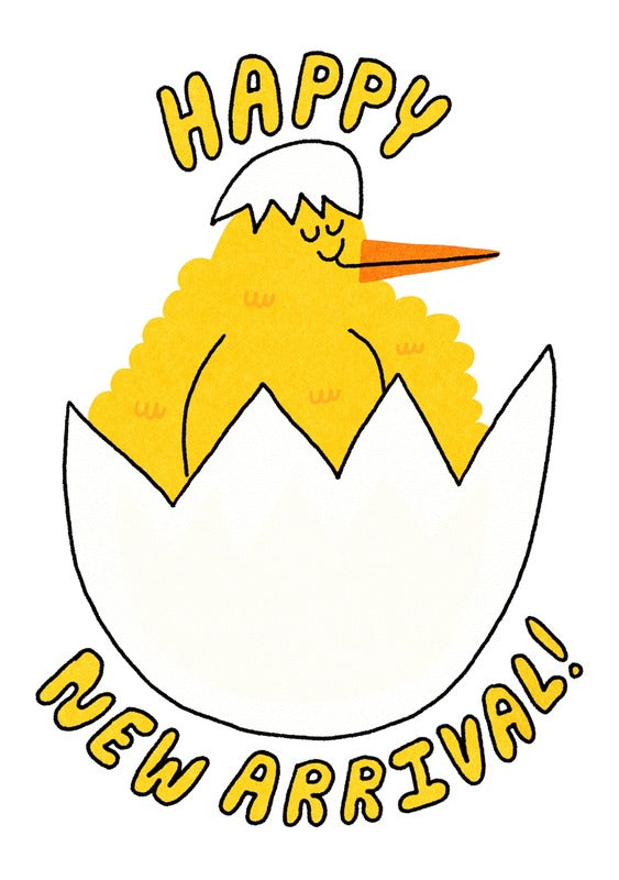 Happy New Arrival Greeting Card