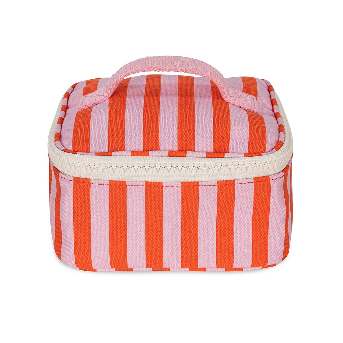 Mini Zip Cube - Awning Stripe Pink