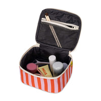 Mini Zip Cube - Awning Stripe Pink