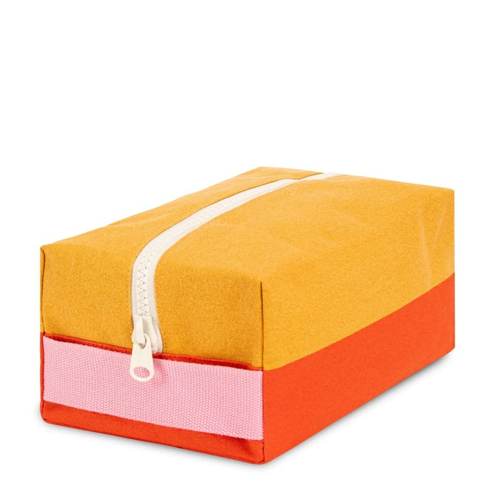 Traveller Bag - Two Tone Poppy Turmeric