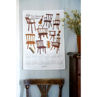 Les Chaises Rustiques 2027 Linen Calendar