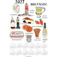 Souvenirs of Bretagne 2027 Linen Calendar - Parkette.