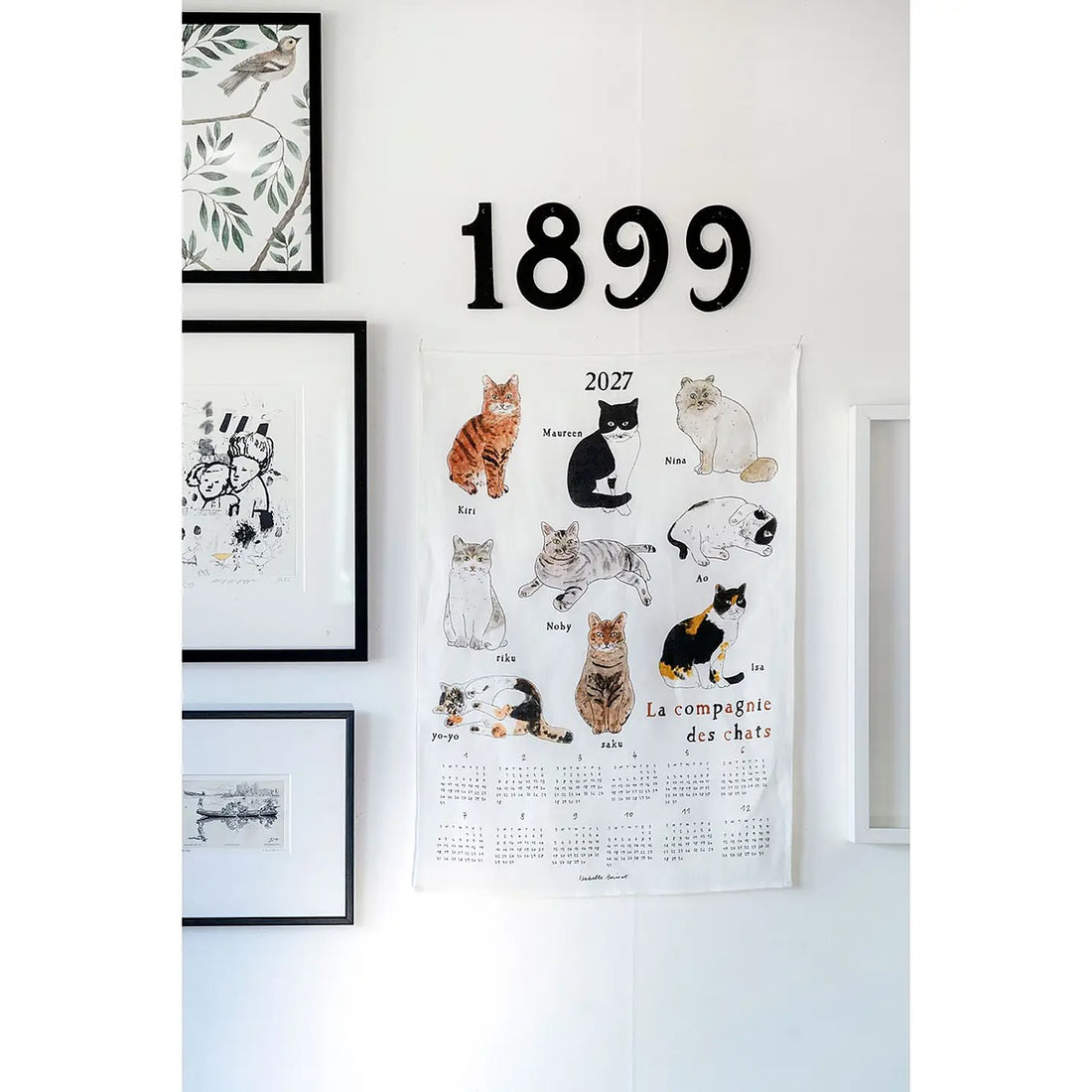 The Cat Company 2027 Linen Calendar - Parkette.