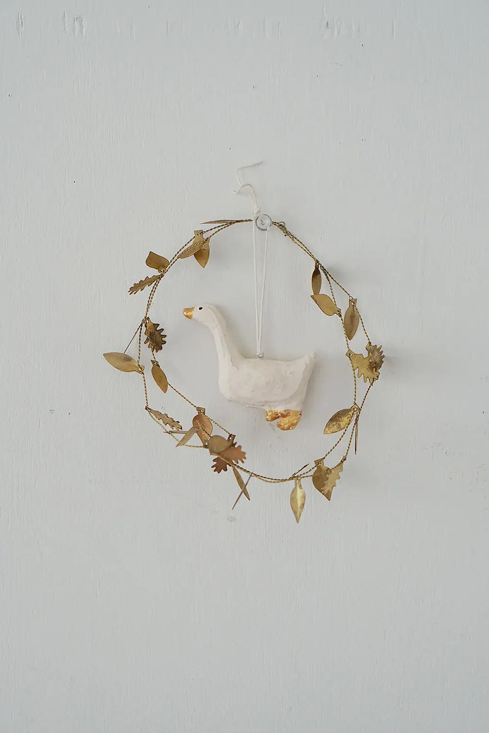 Paper Mache Duck Ornament