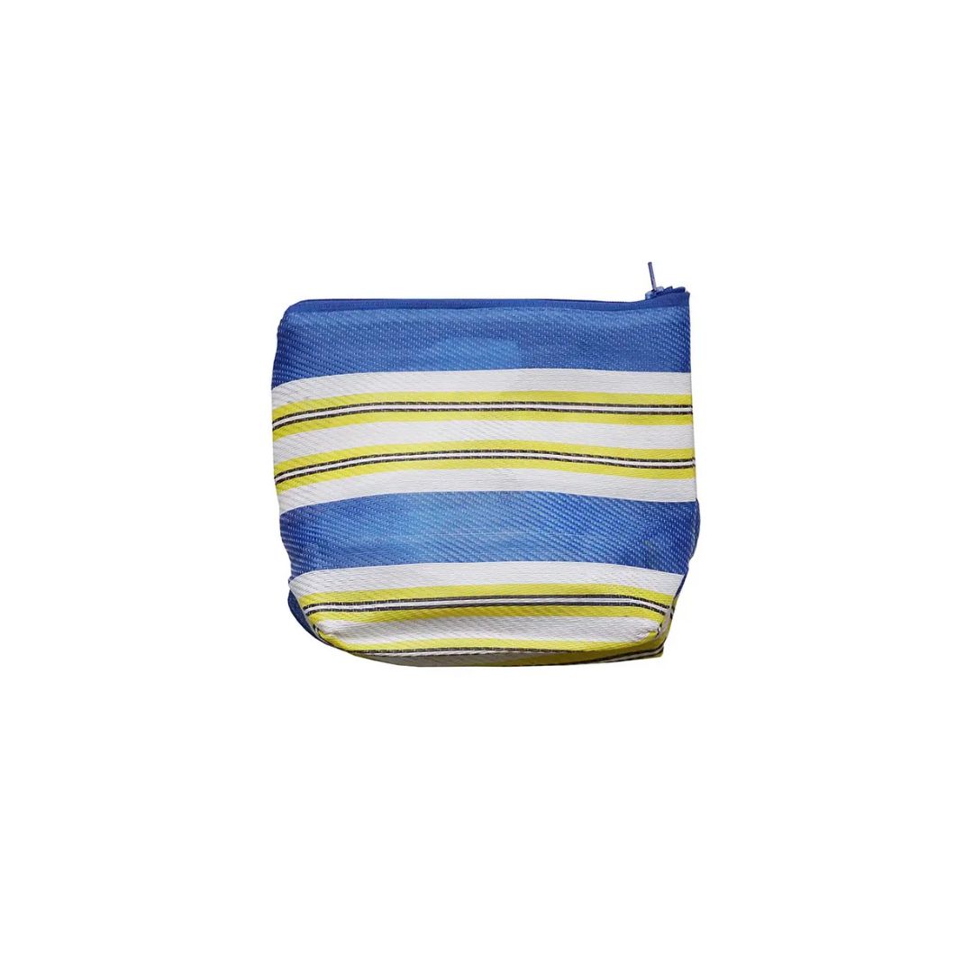 Lucy Pouch - Blue Yellow Line