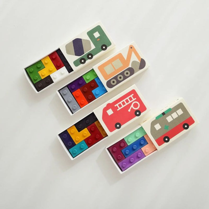 Goober Crayon Block - Fire Engine