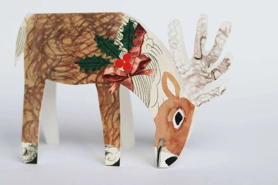Reindeer Card - Parkette.