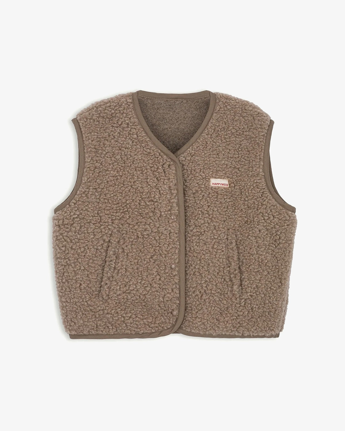 Adult Merino Wool Vest - Hazelnut