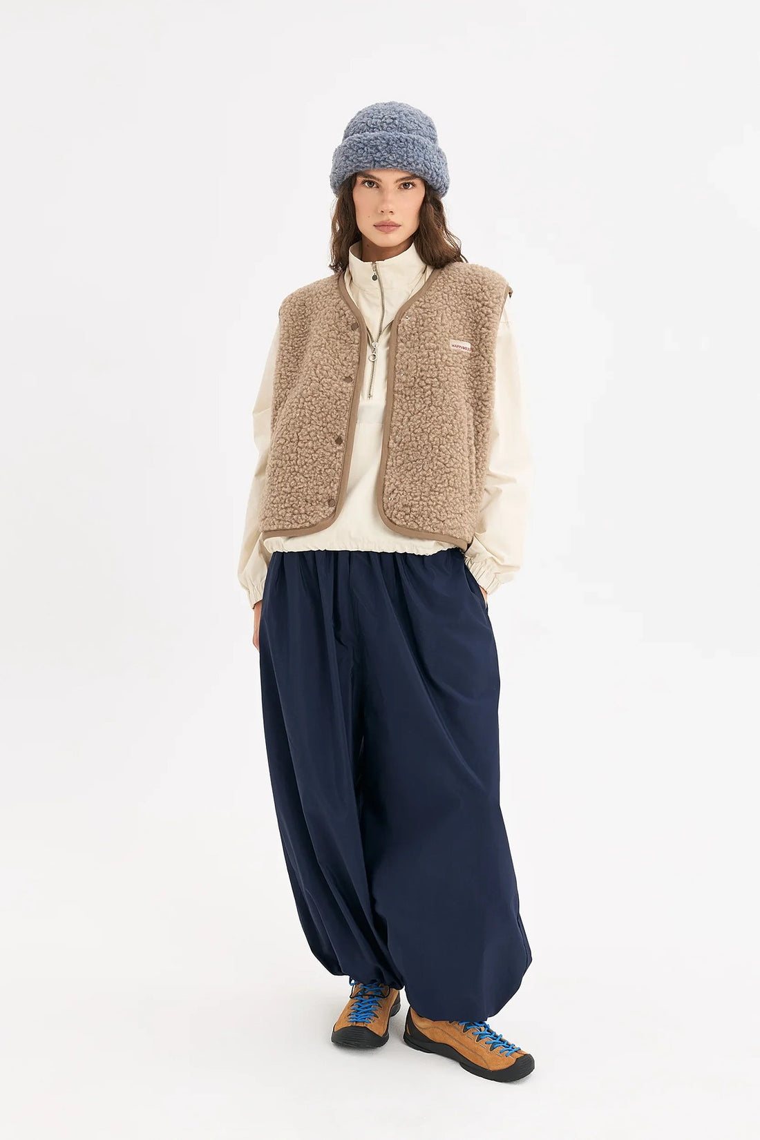 Adult Merino Wool Vest - Hazelnut