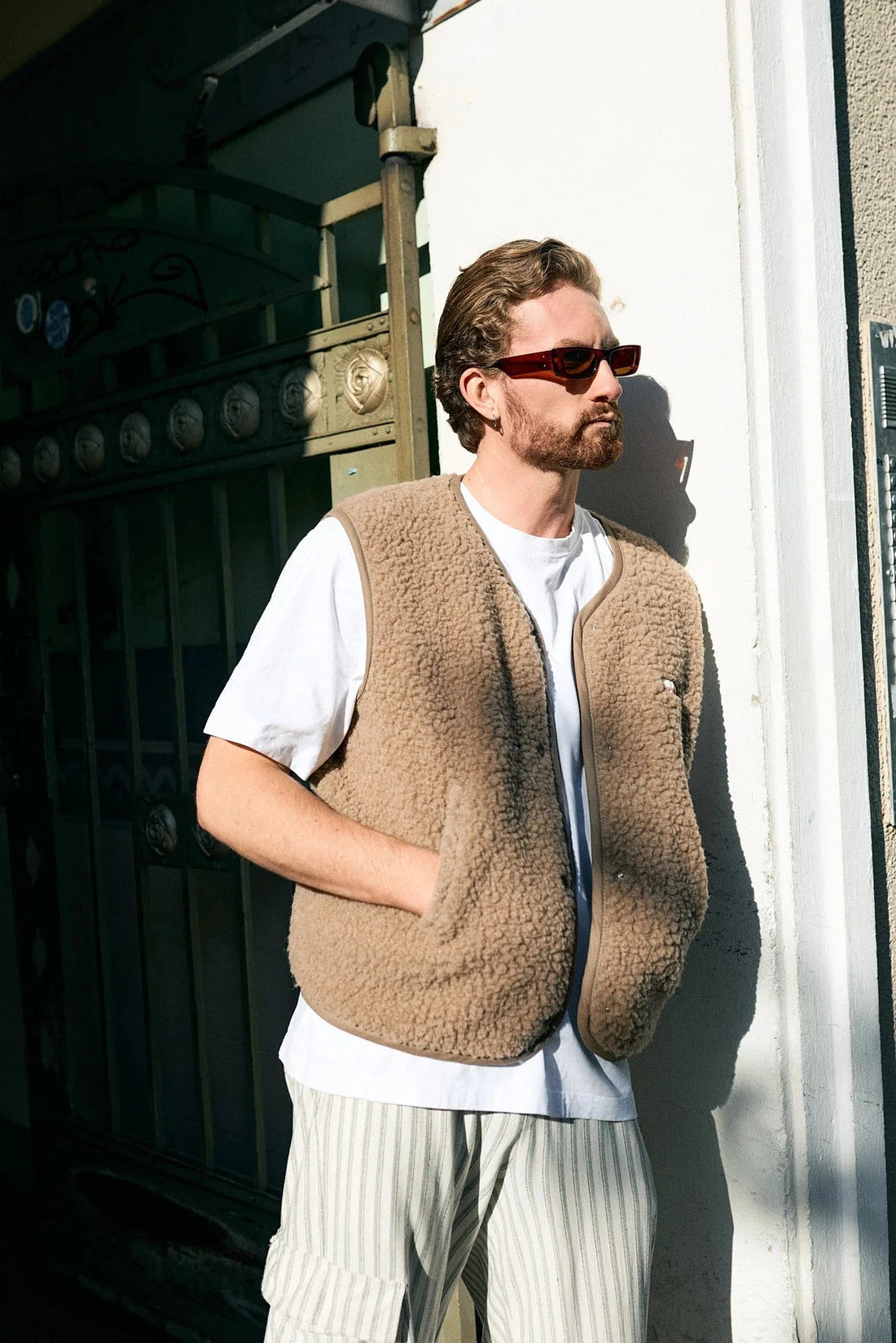 Adult Merino Wool Vest - Hazelnut