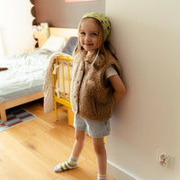Kids Merino Wool Vest - Hazelnut