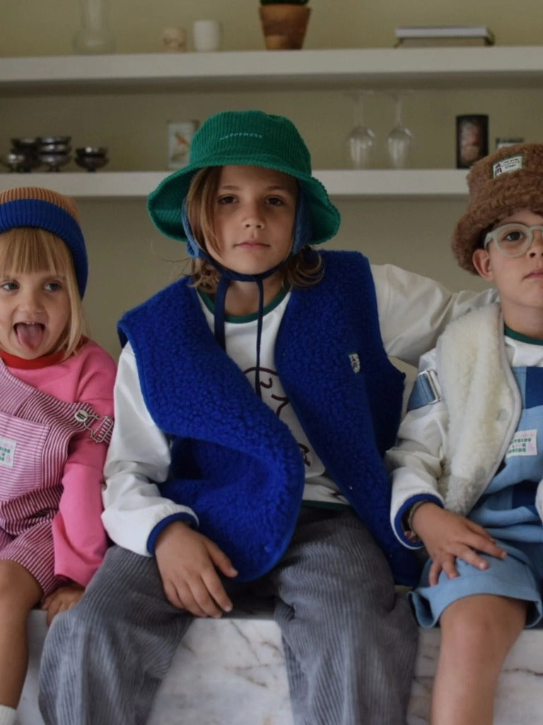 Kids Merino Wool Vest - Cobalt Blue - Parkette.