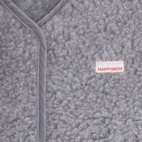 Adult Merino Wool Vest - Stone Grey