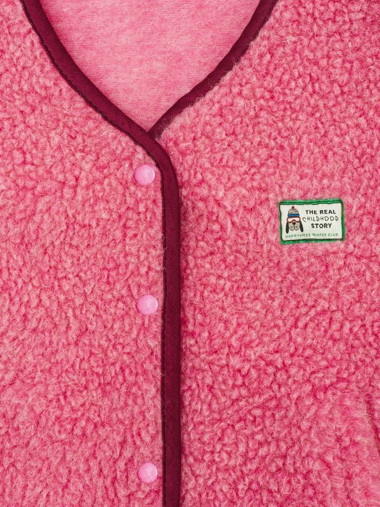 Women's Merino Wool Vest - Pink - Parkette.