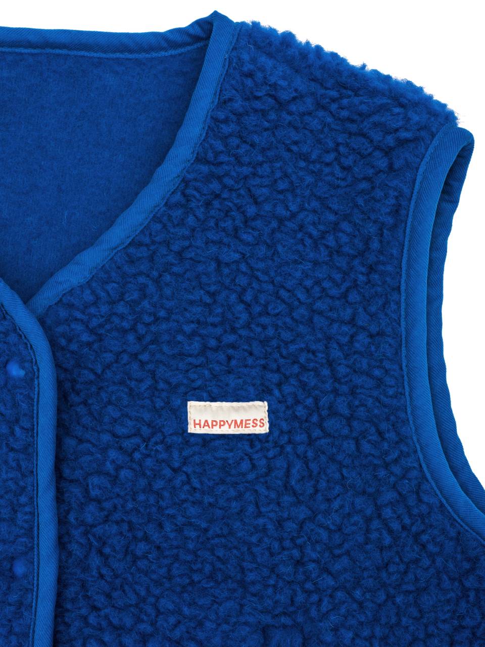 Adult Merino Wool Vest - Cobalt Blue