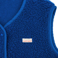 Adult Merino Wool Vest - Cobalt Blue