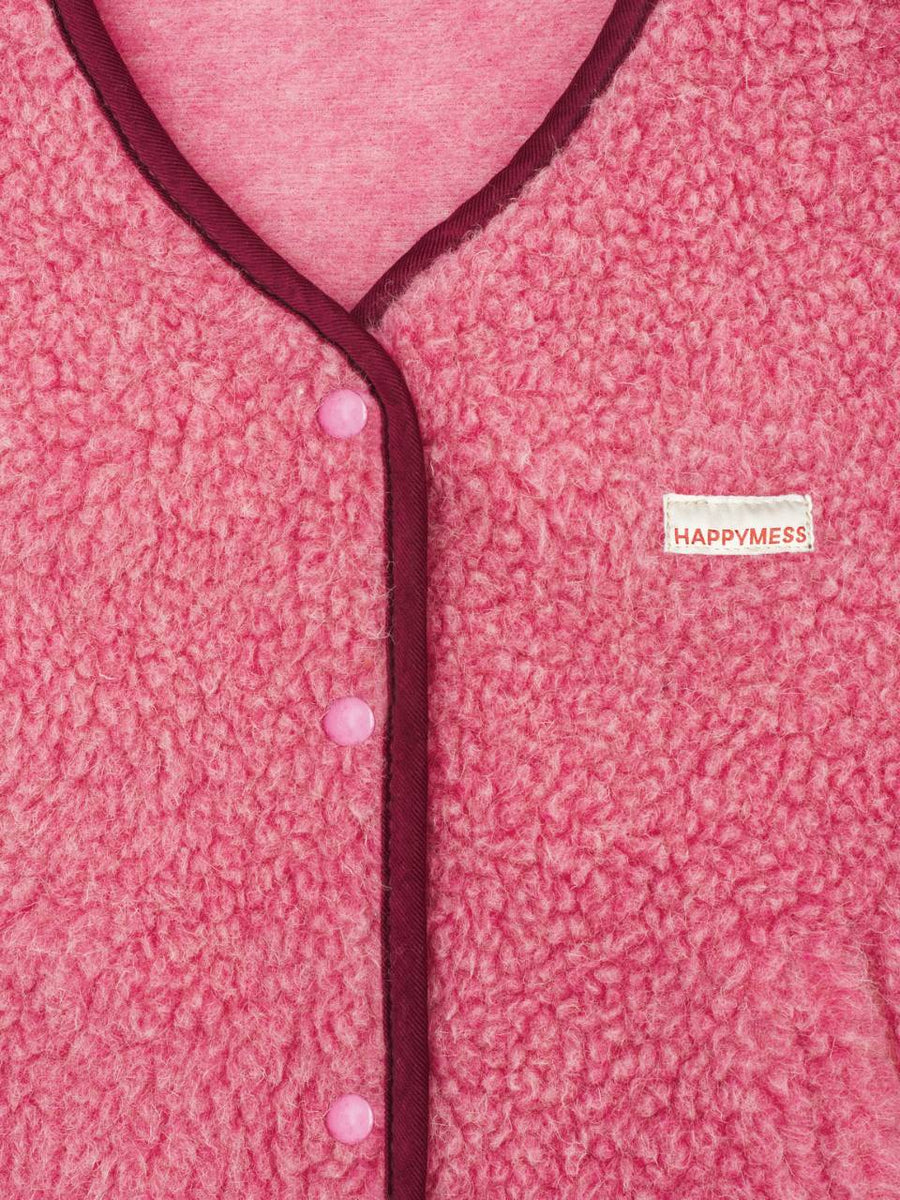 Adult Merino Wool Vest - Dusty Pink